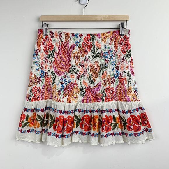 New Farm Rio Spring Bananas Mini Skirt Size M - Picture 4 of 16